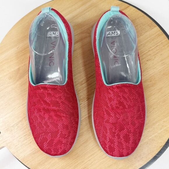 Vionic 331 Hydra Lace Mesh Slip On Sneaker Pink Aqua 7.5 - Picture 4 of 11